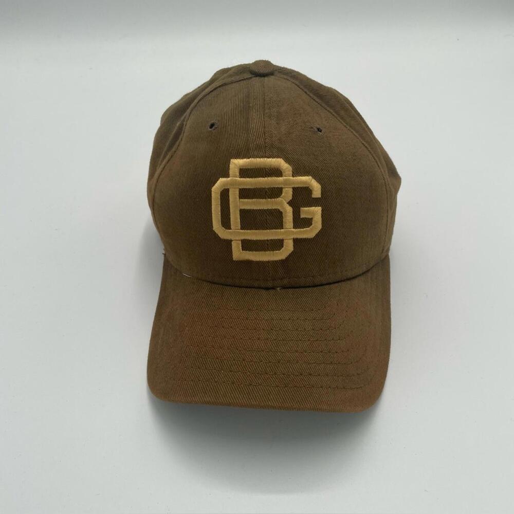 Green Bay vintage new era Brown Cap with Beige Logo